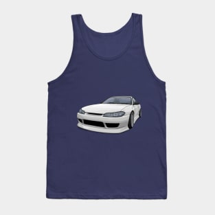 S15 Silvia Spec-r (White) Tank Top